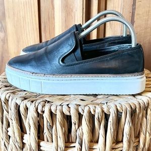 Vince Camuto Remmeya Leather Platform Slip On Sneaker Size 7.5